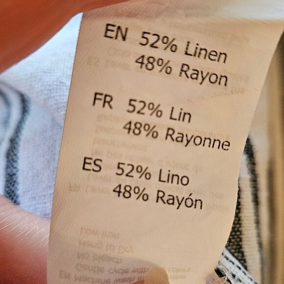 💝Linen striped blazer jacket - Picture 6 of 6